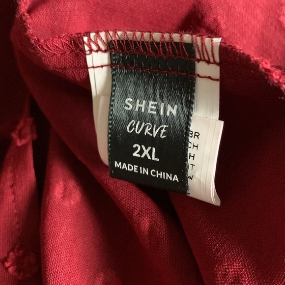 SHEIN Curve Swiss dot blouse - Picture 5 of 5